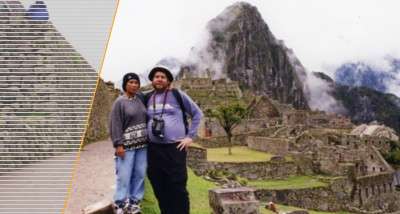 Mike and Nora (Machu Picchu, Peru, January 2001)